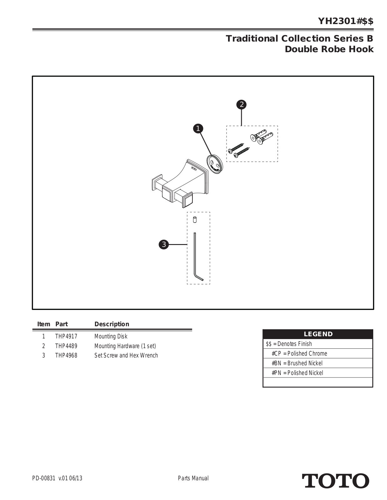TOTO SBSA2086 Specifications - ManualMachine.com