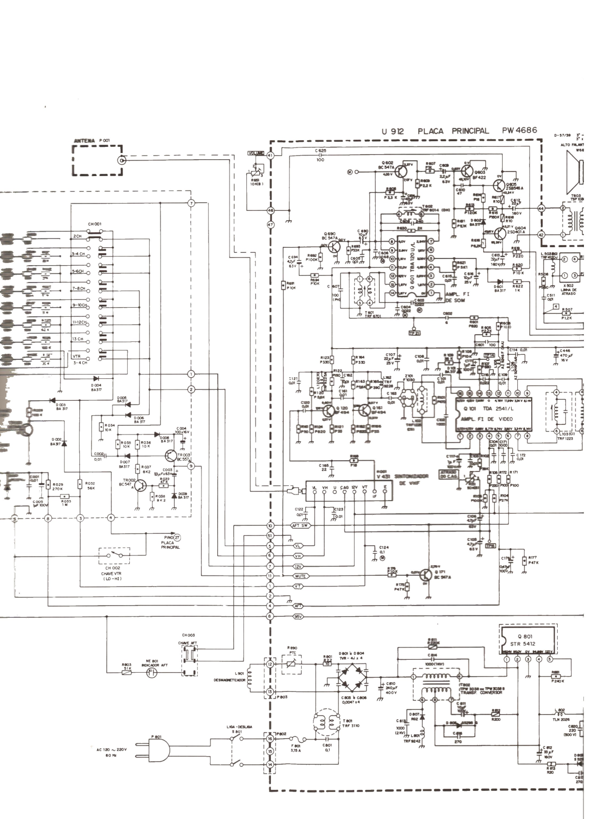 Toshiba TVC-160, TVC-200A Schematic - ManualMachine.com