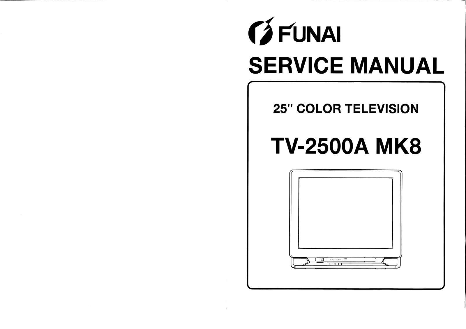 Funai MK8 TV2500 Schematic