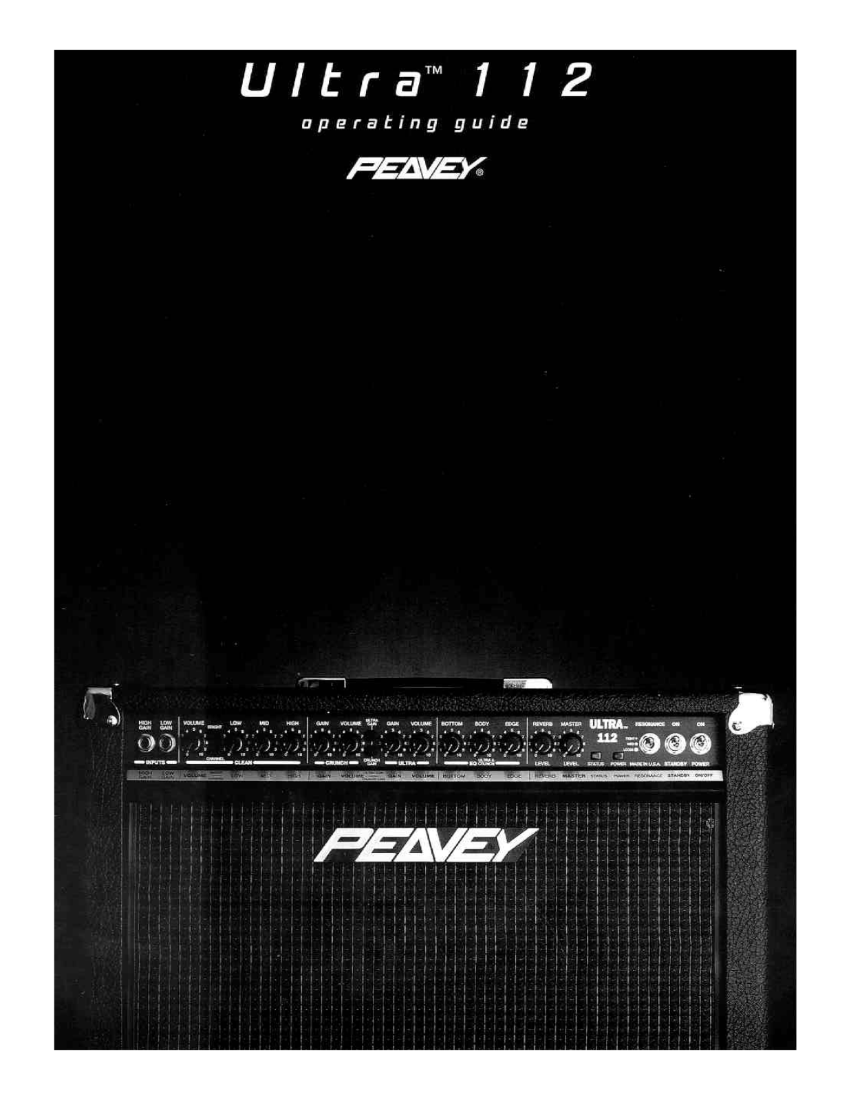 Peavey ULTRA 112 User Manual