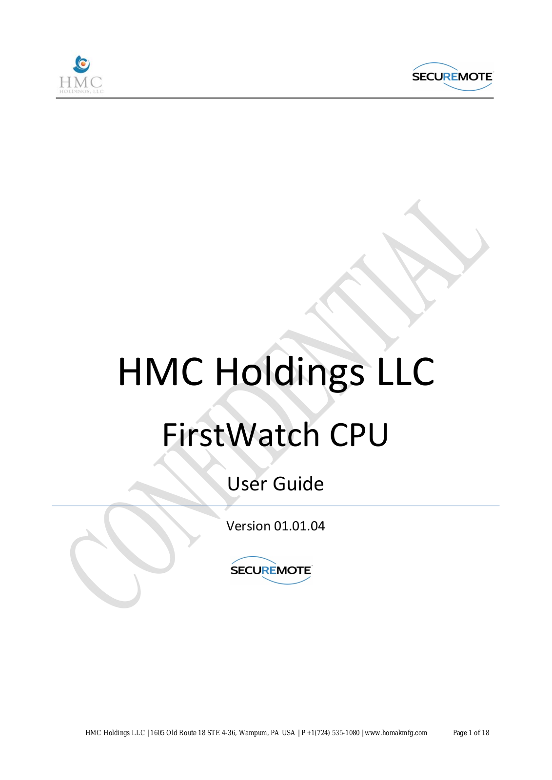 HMC SRC301 User Manual