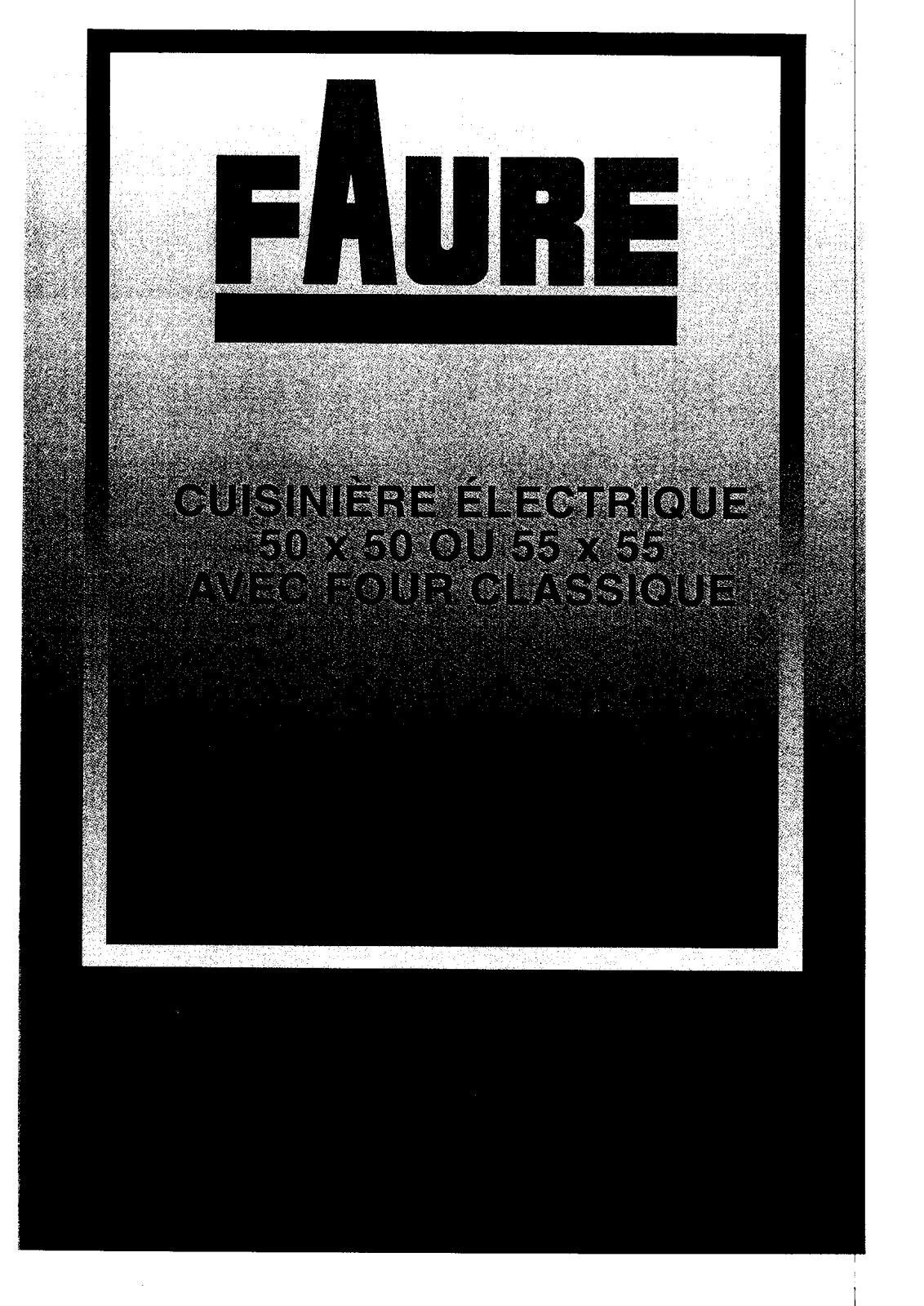 Faure CCE472W1 User Manual