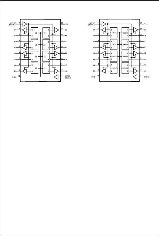 Fairchild Semiconductor MM74C373WM, MM74C373WMX, MM74C373N Datasheet