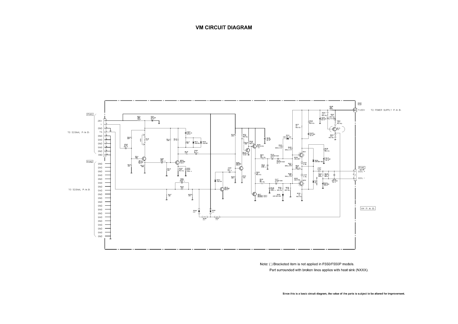 Hitachi C43 Service Manual Page 14  Vm