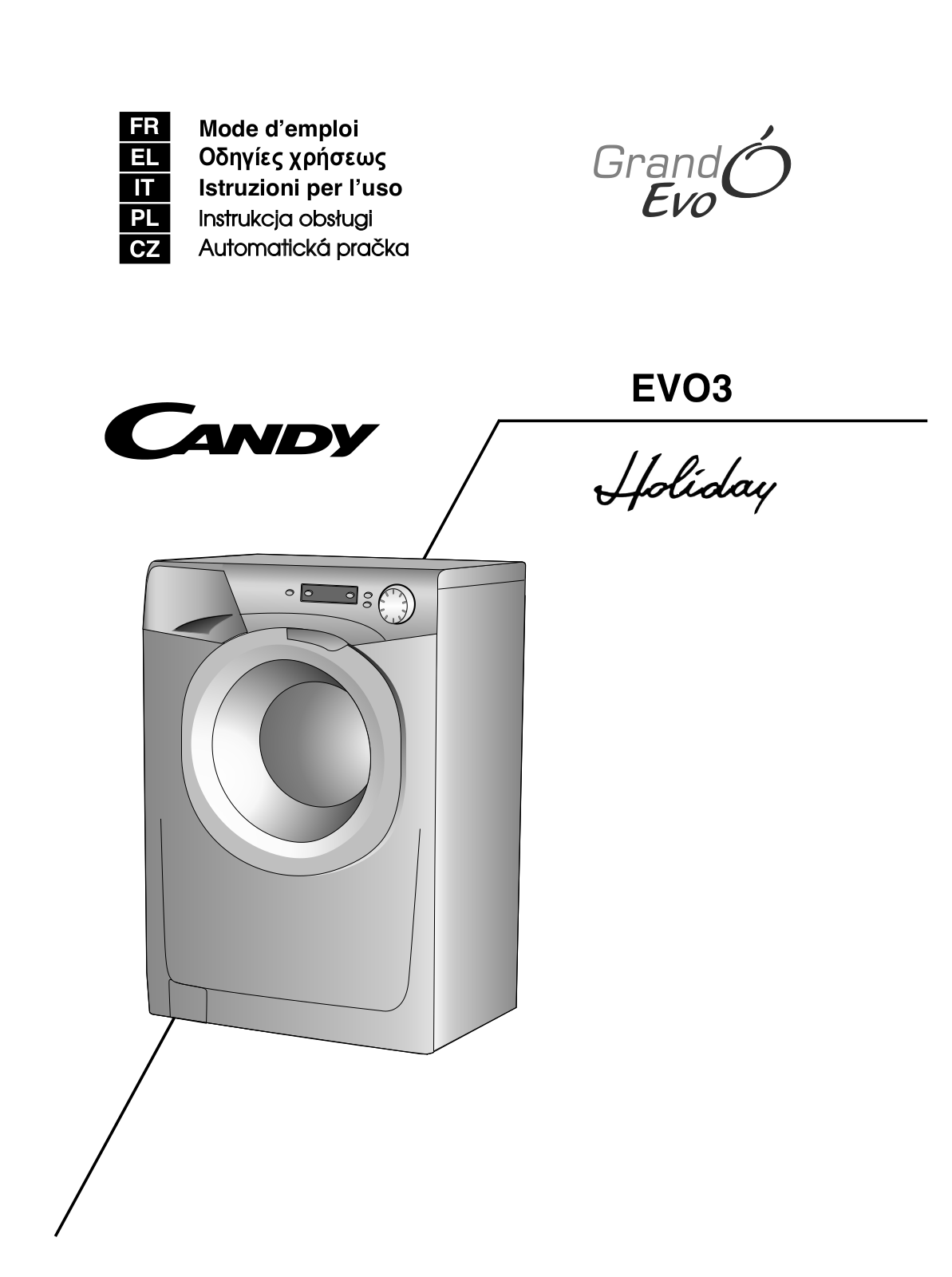 Candy EVO3 1052 D User Manual