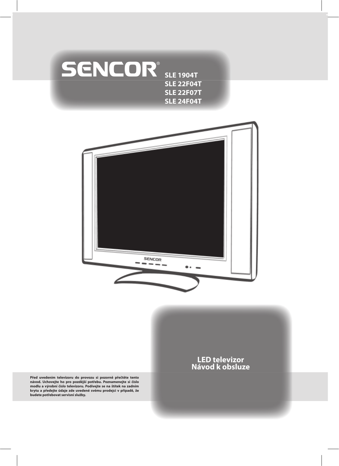 Sencor SLE 24F04T User Manual