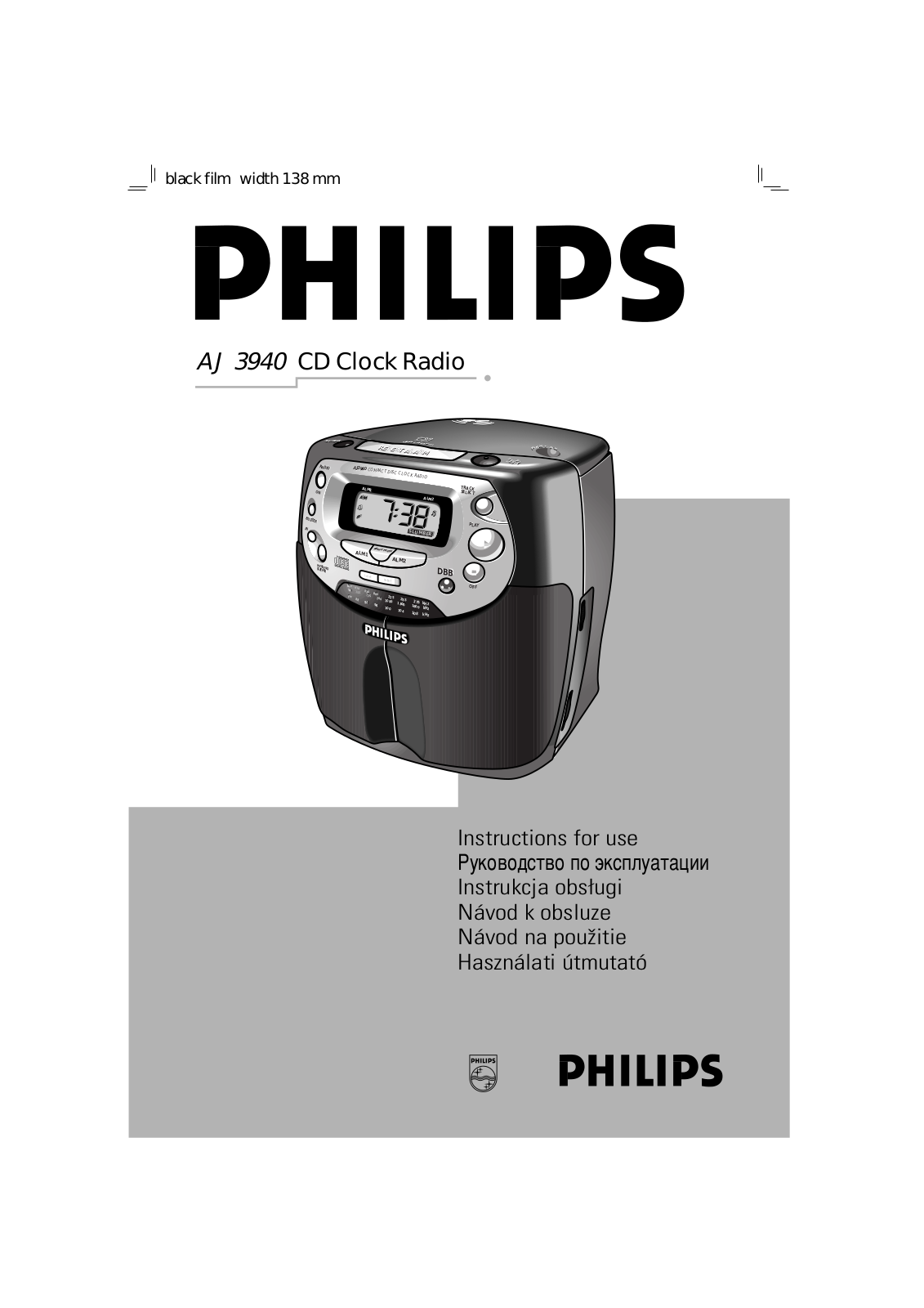 Philips AJ3940 User Manual