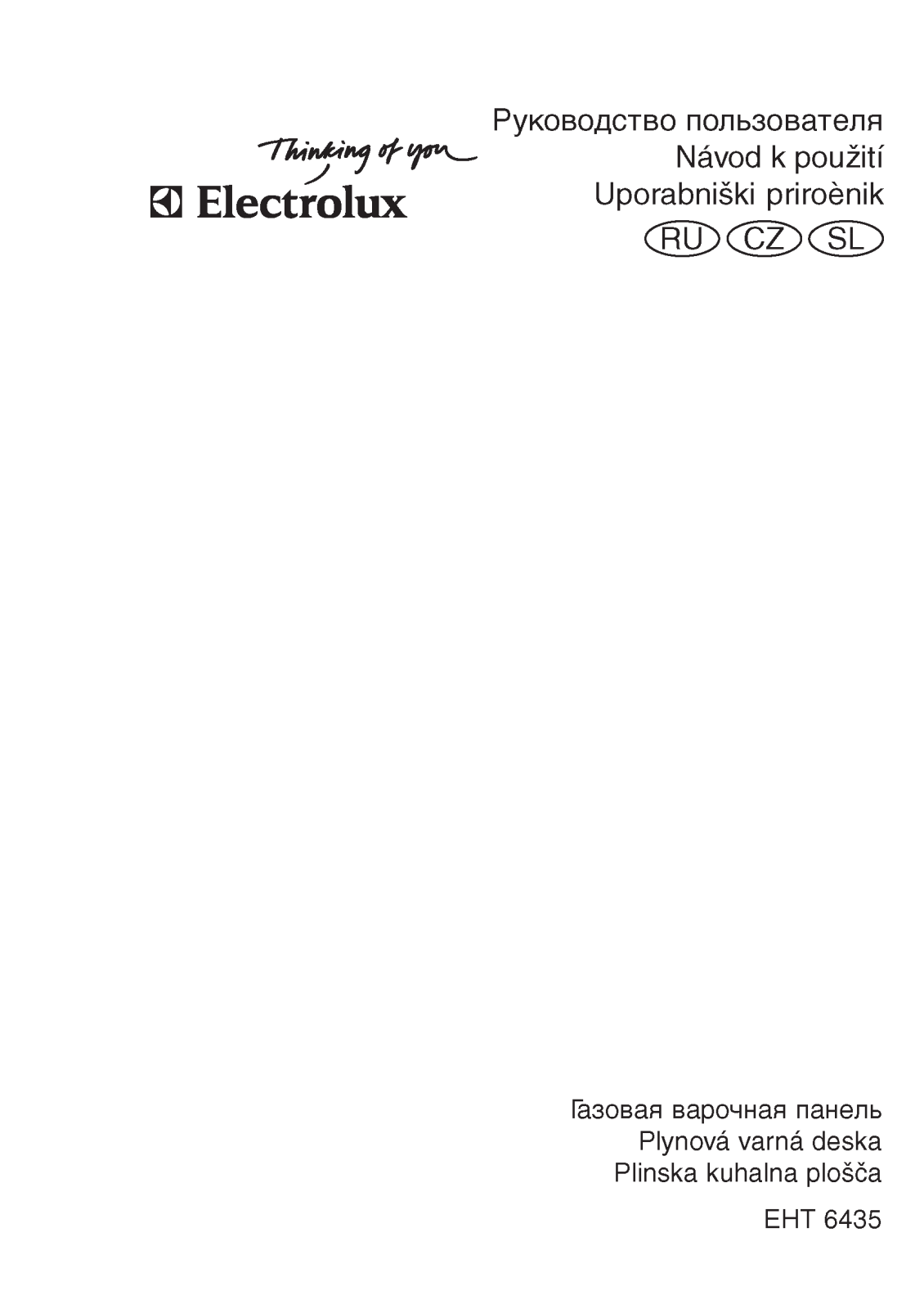 Electrolux EHT6435 X User Manual