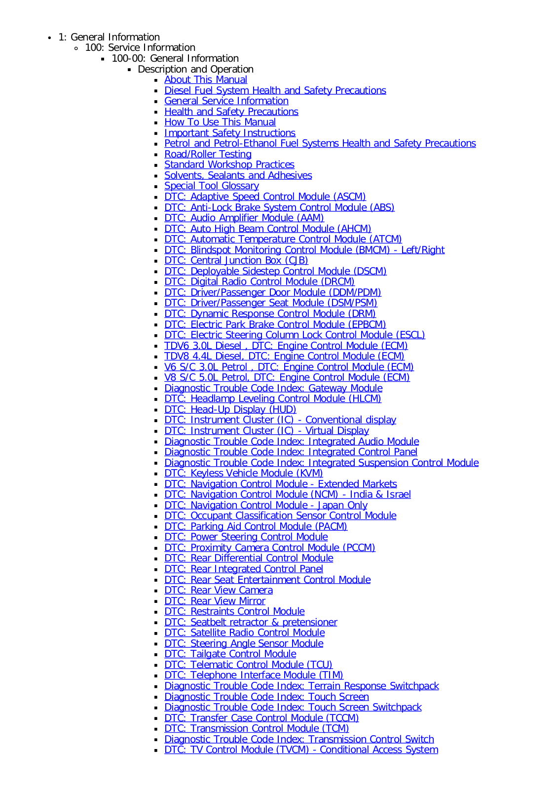 Land Rover Range Rover 2012-2014 Owner's Manual