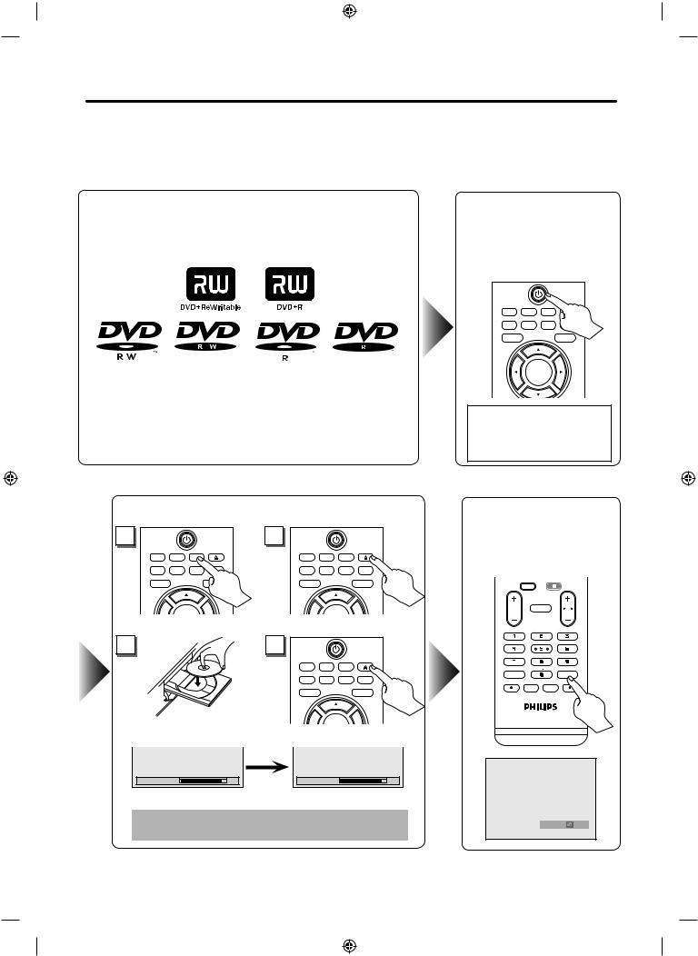 PHILIPS DVDR3435V, DVDR3435V-37B User Manual