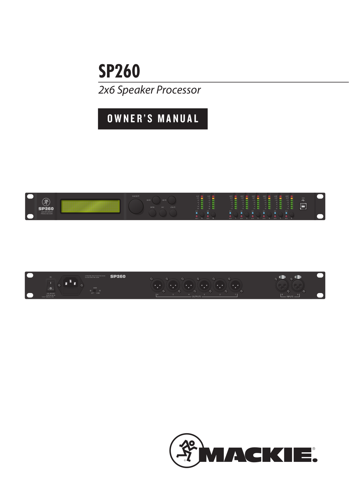 Mackie SP260 User Manual