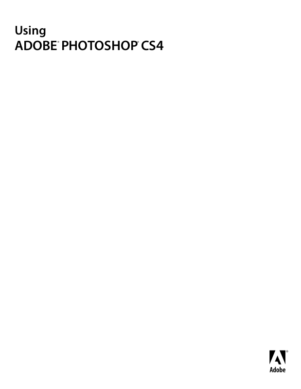 adobe photoshop cs4 user guide pdf free download