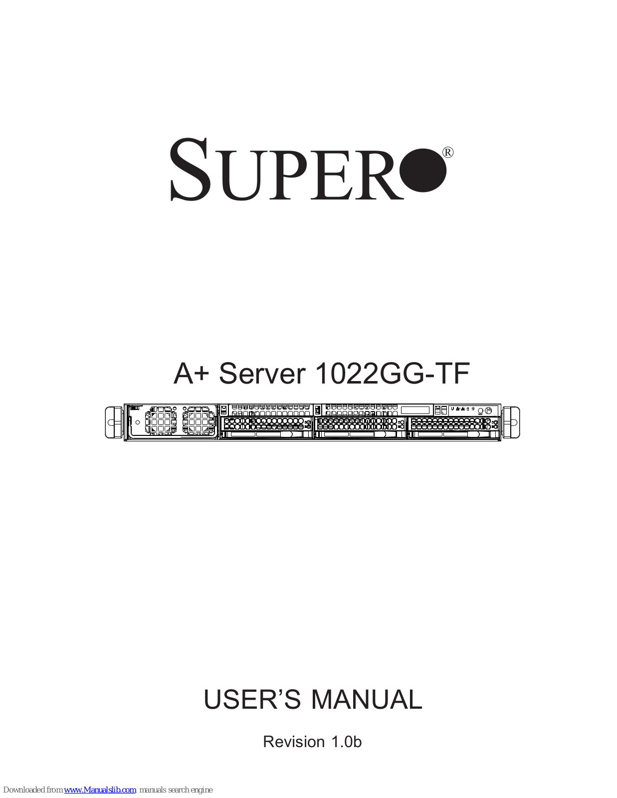 Supero 1022GG-TF User Manual