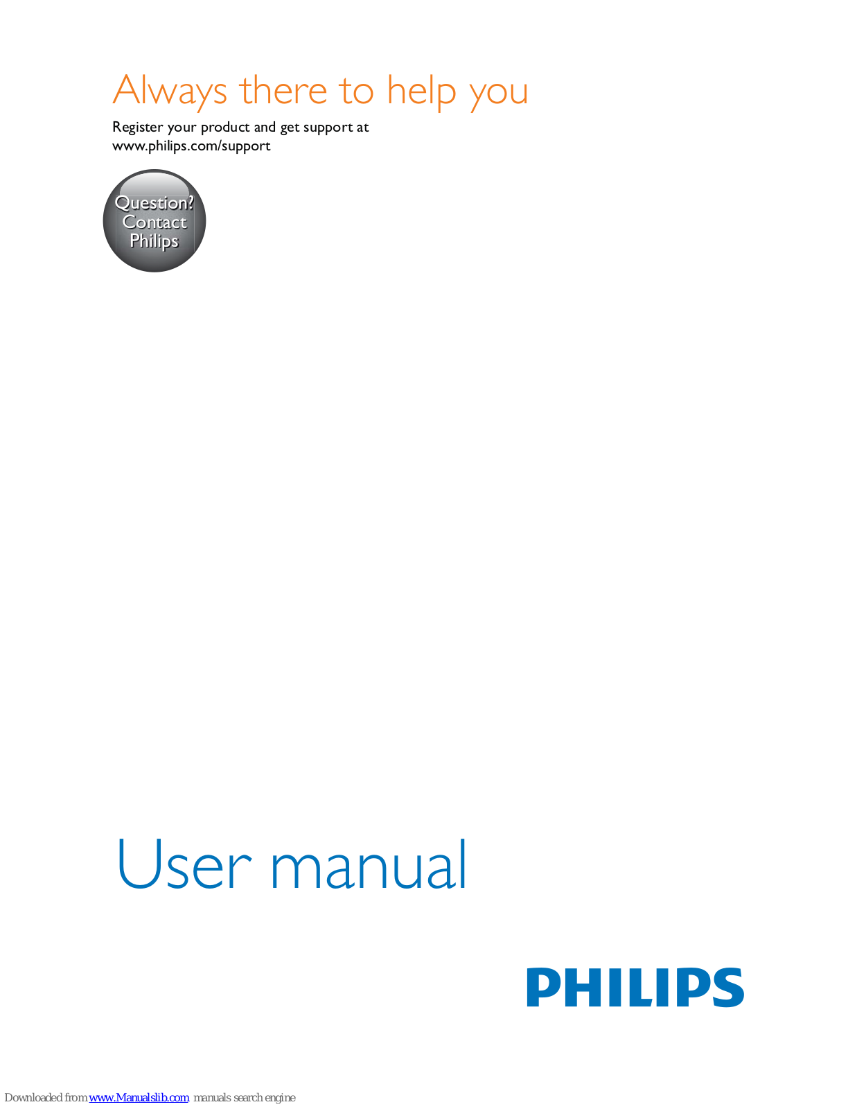 Philips 2AANUBT50 User Manual