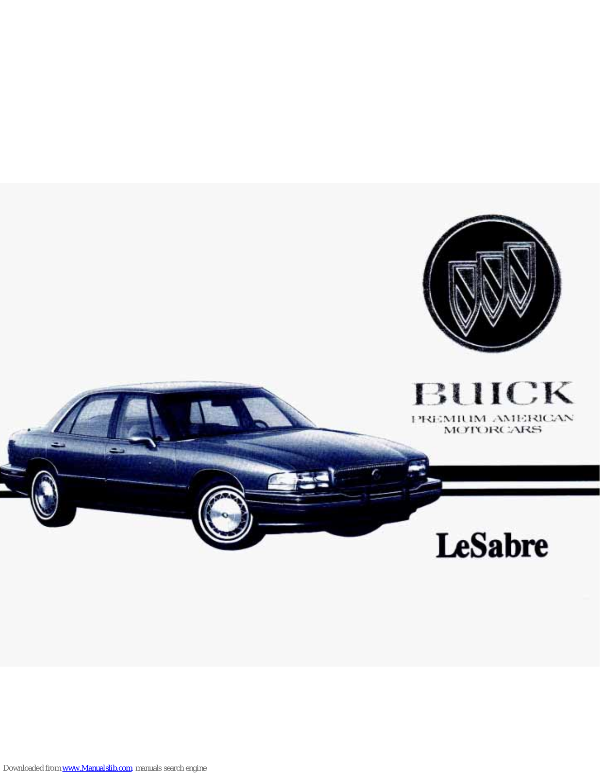 Buick 1993 LeSabre Owner's Manual