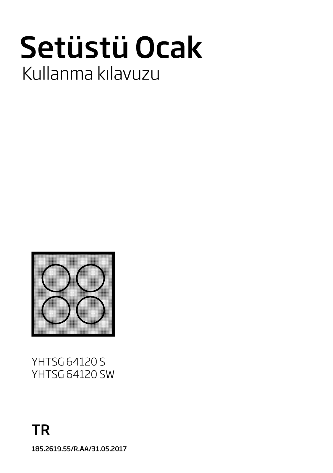 Beko YHTSG64120S, YHTSG64120SW User manual