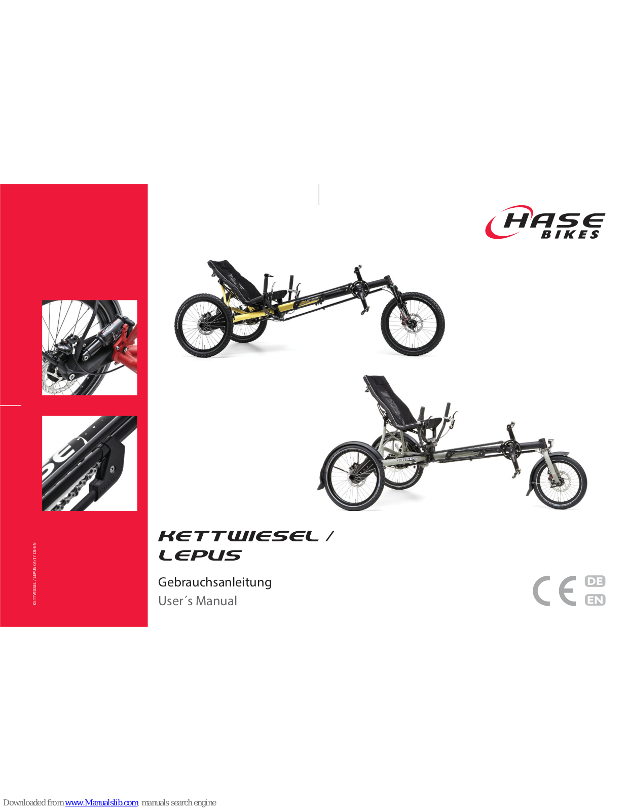 HASE Bikes KETTWIESEL, LEPUS User Manual