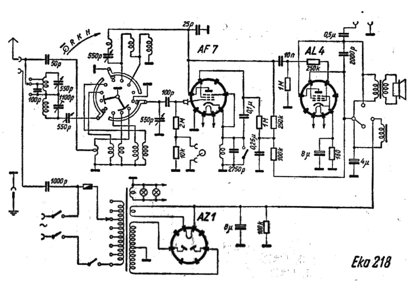 Eka 218 schematic