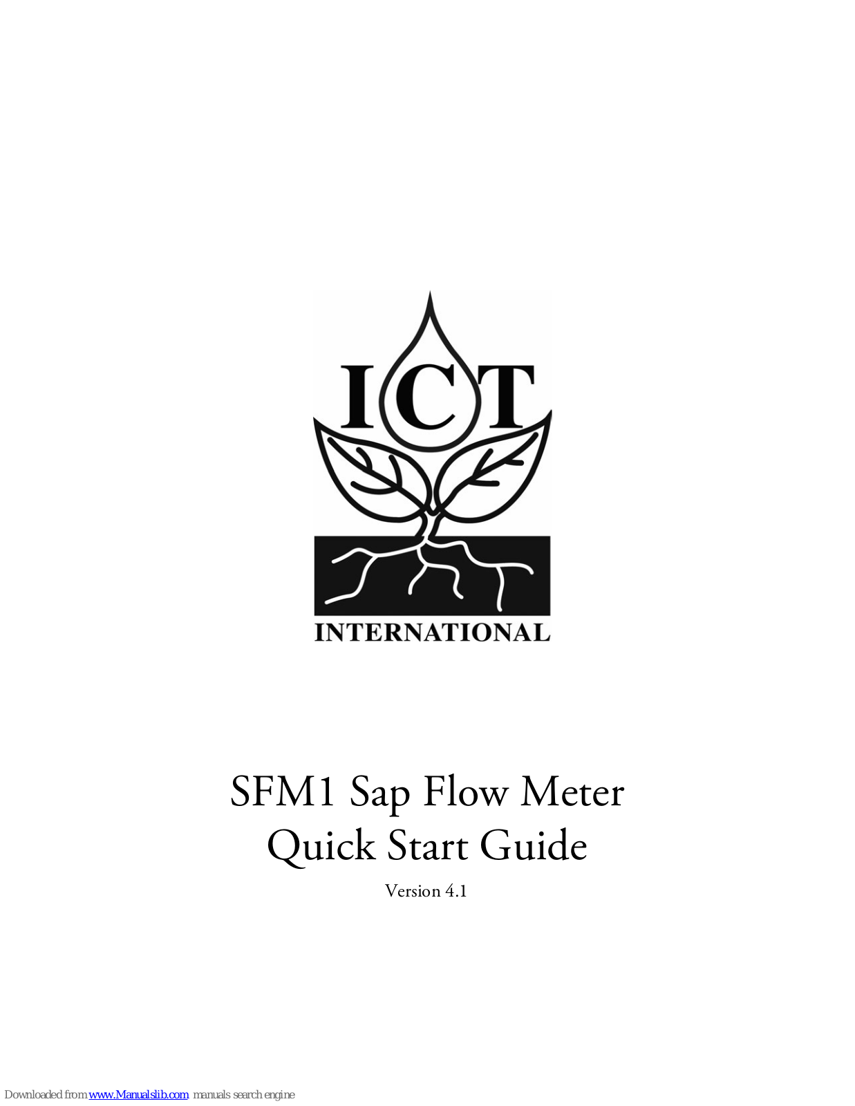 ICT SFM1 Quick Start Manual