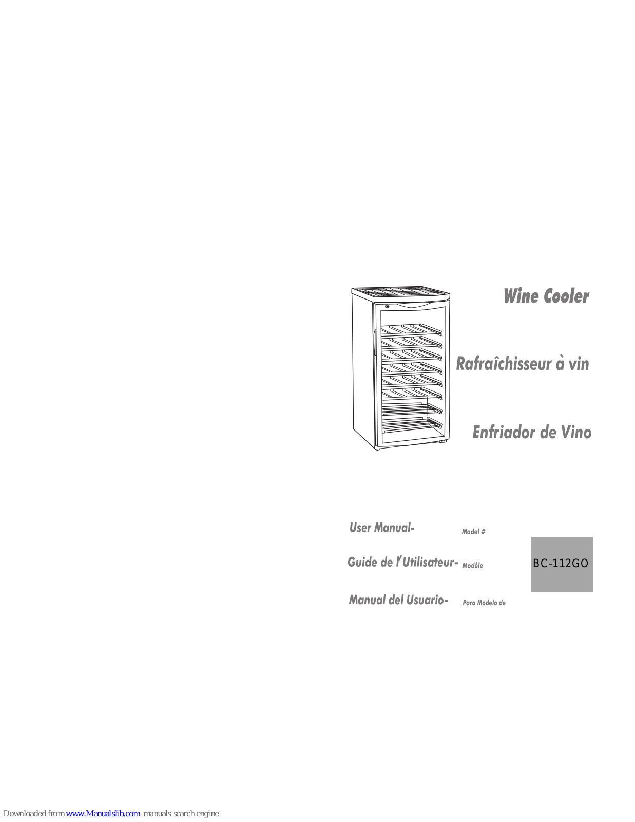 Haier BC-112GO User Manual