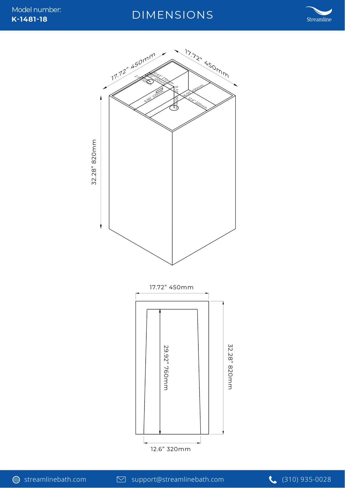 Streamline Bath SLBH7658 Specifications - ManualMachine.com
