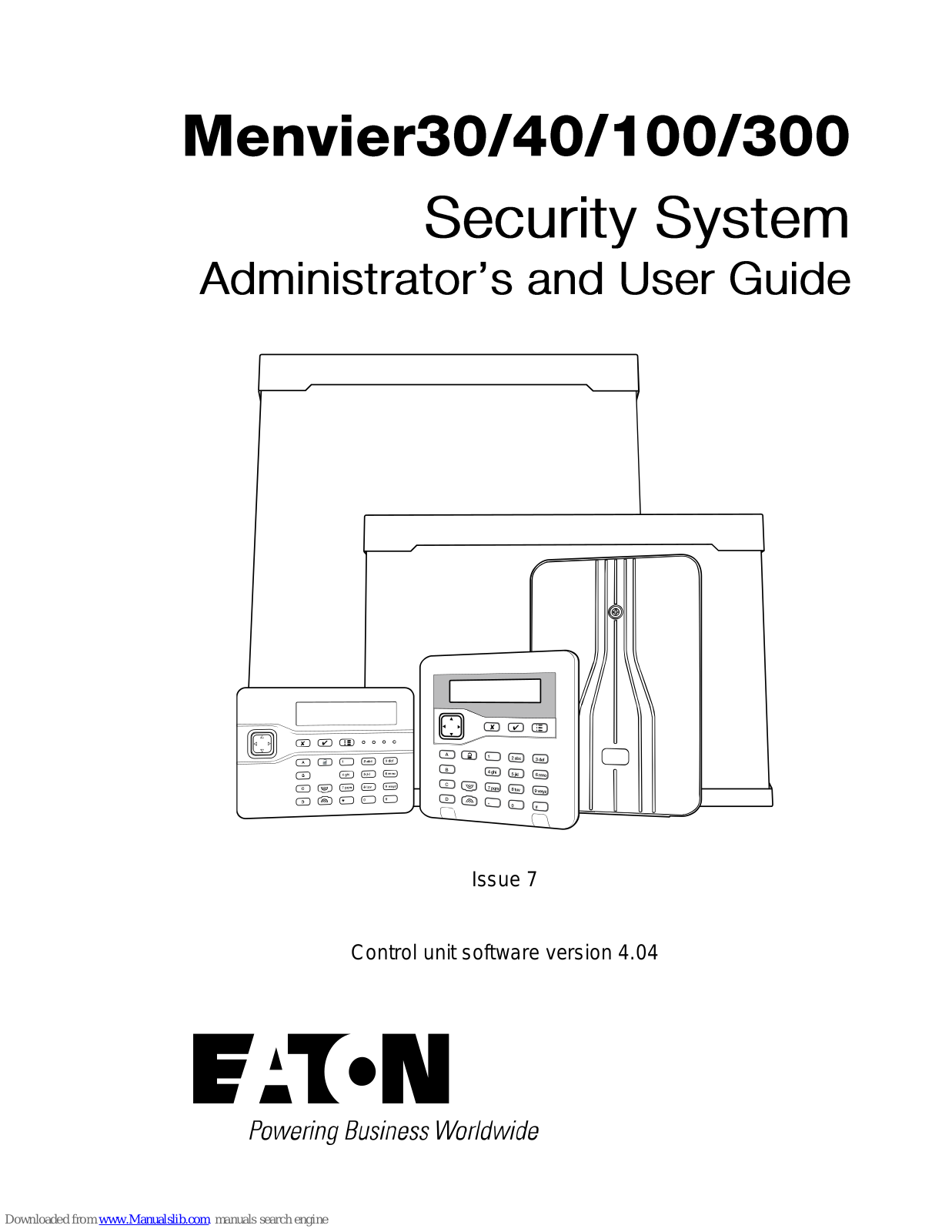 Eaton Menvier 20, Menvier 100, Menvier 300, Menvier 40 Administrator's And User Manual