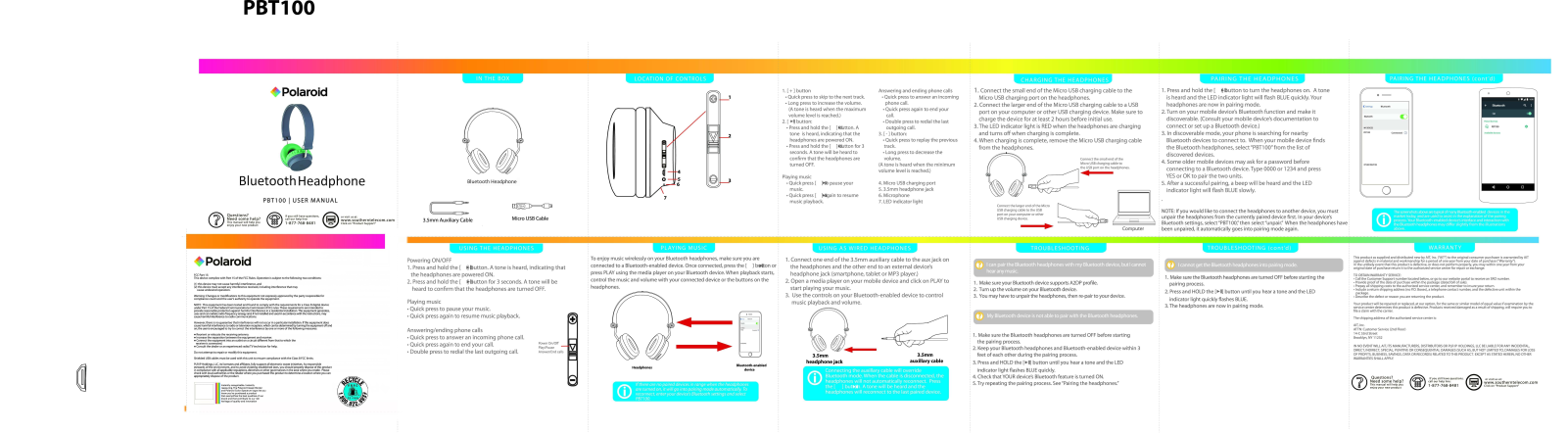 Linpa Technology PBT100 User Manual