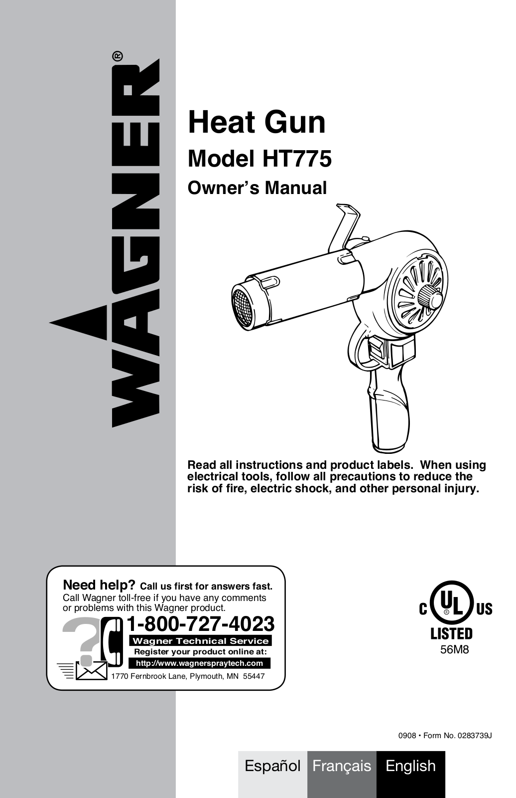 Wagner HT775 User Manual