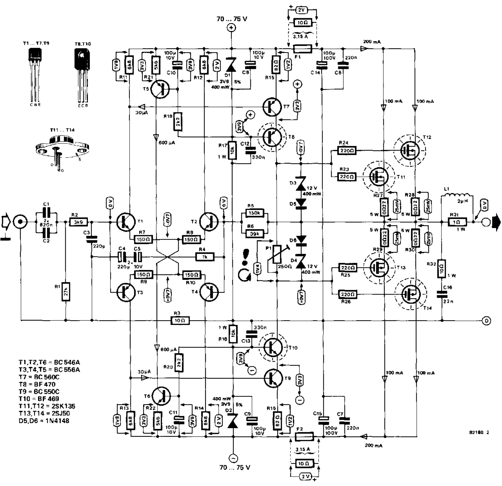 Crest Audio 300 Schematic