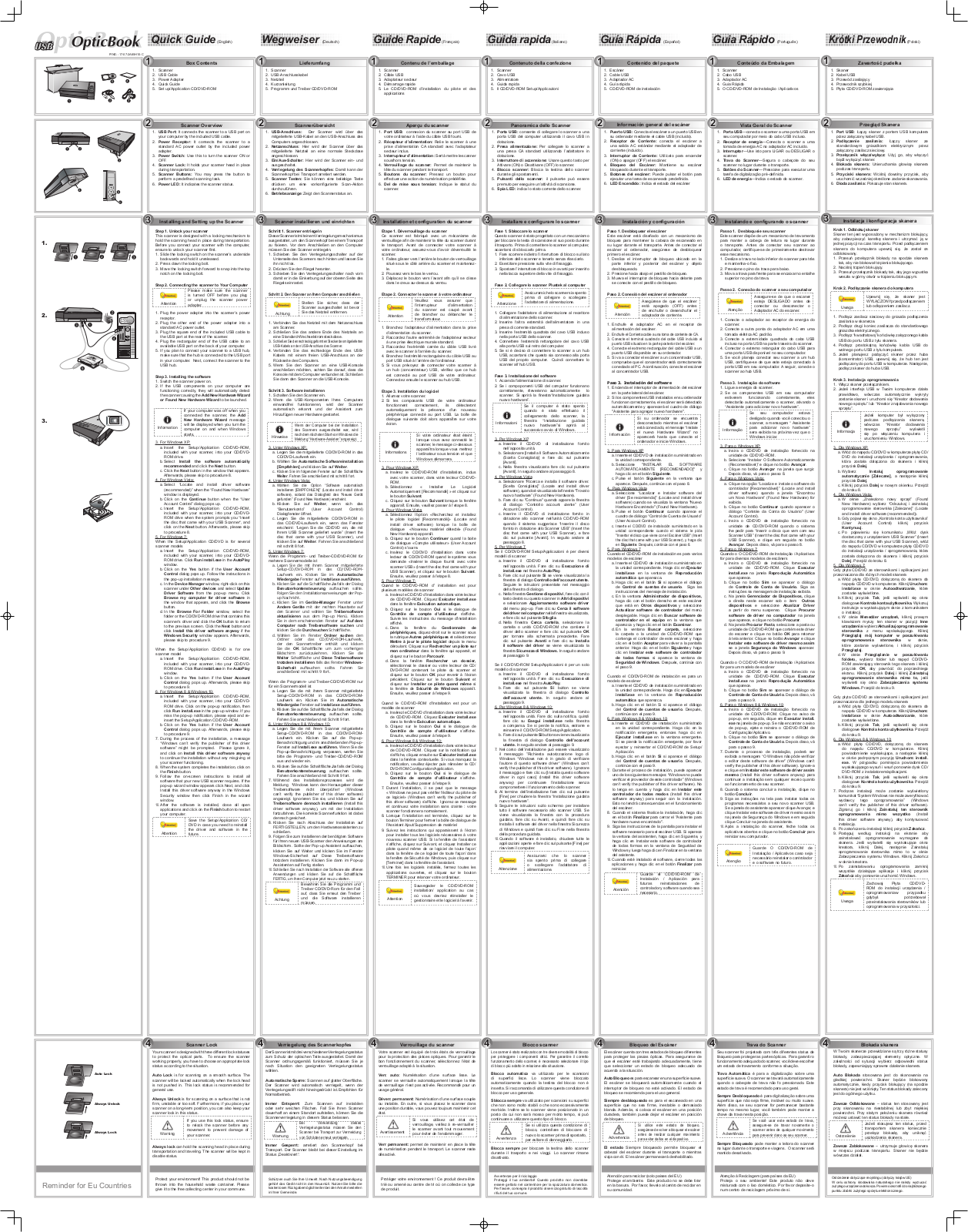 Plustek OpticBook 3800L User Manual