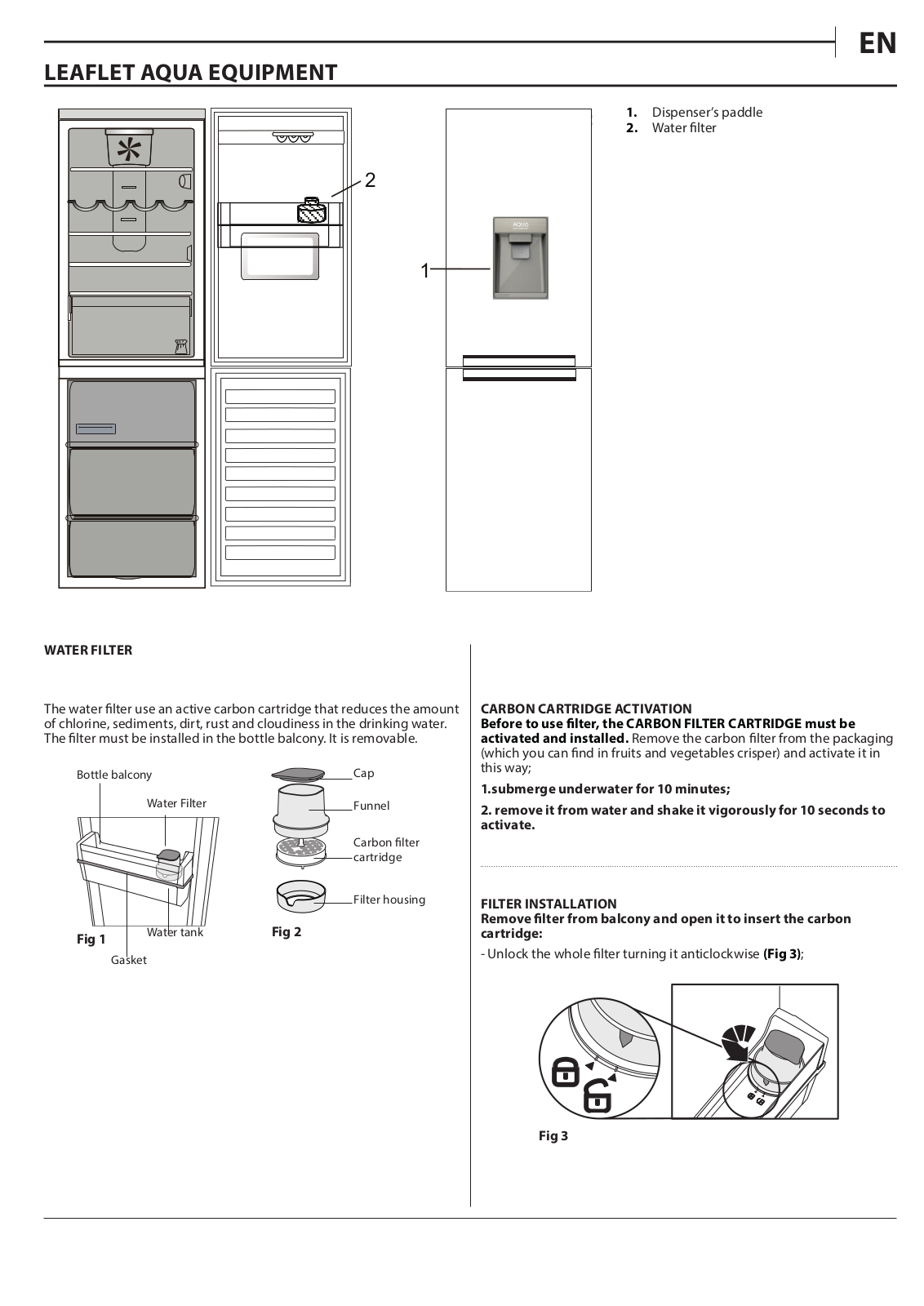 INDESIT LI8 S1E S AQUA Daily Reference Guide