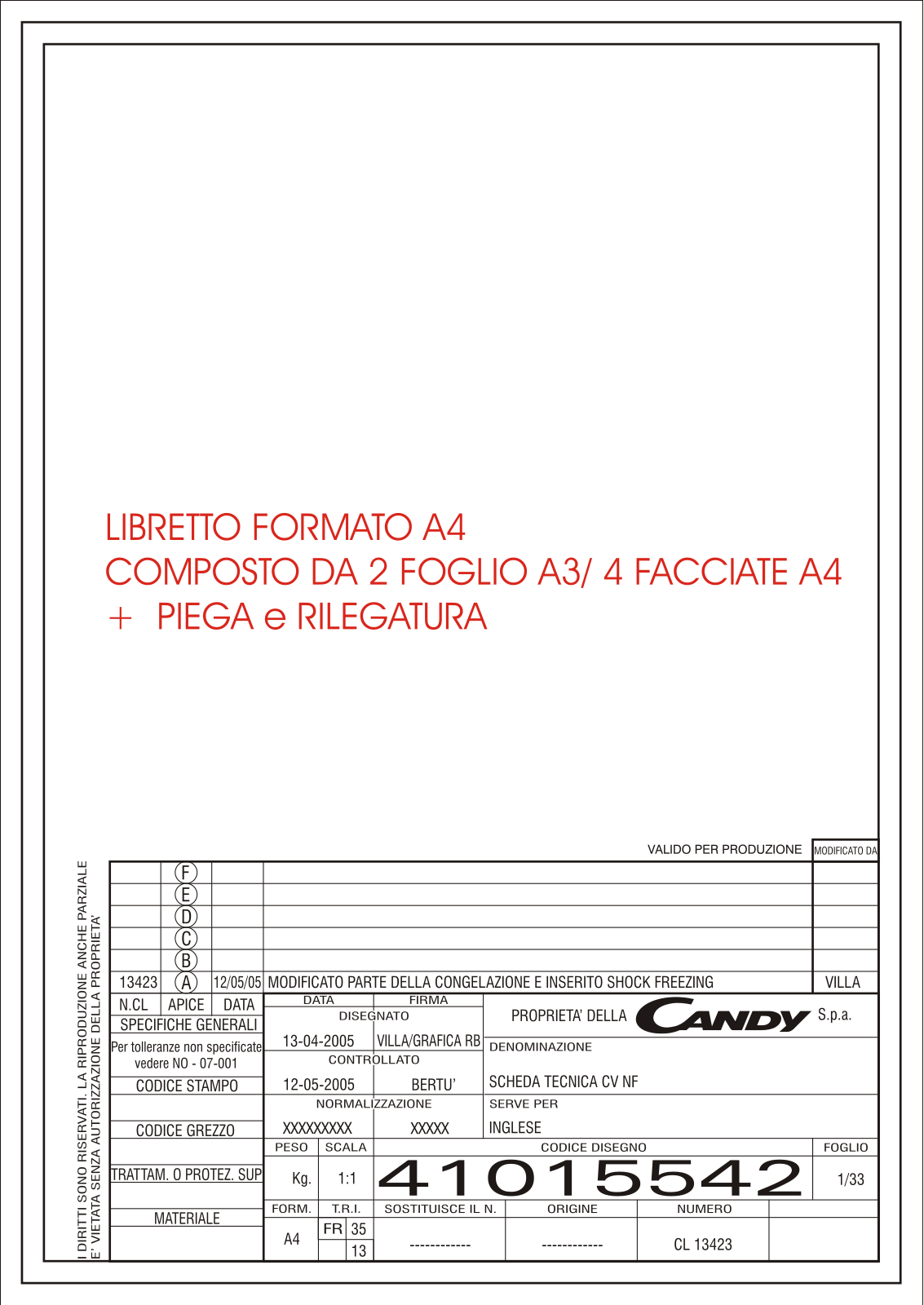 Candy COCFU241AFF User Manual