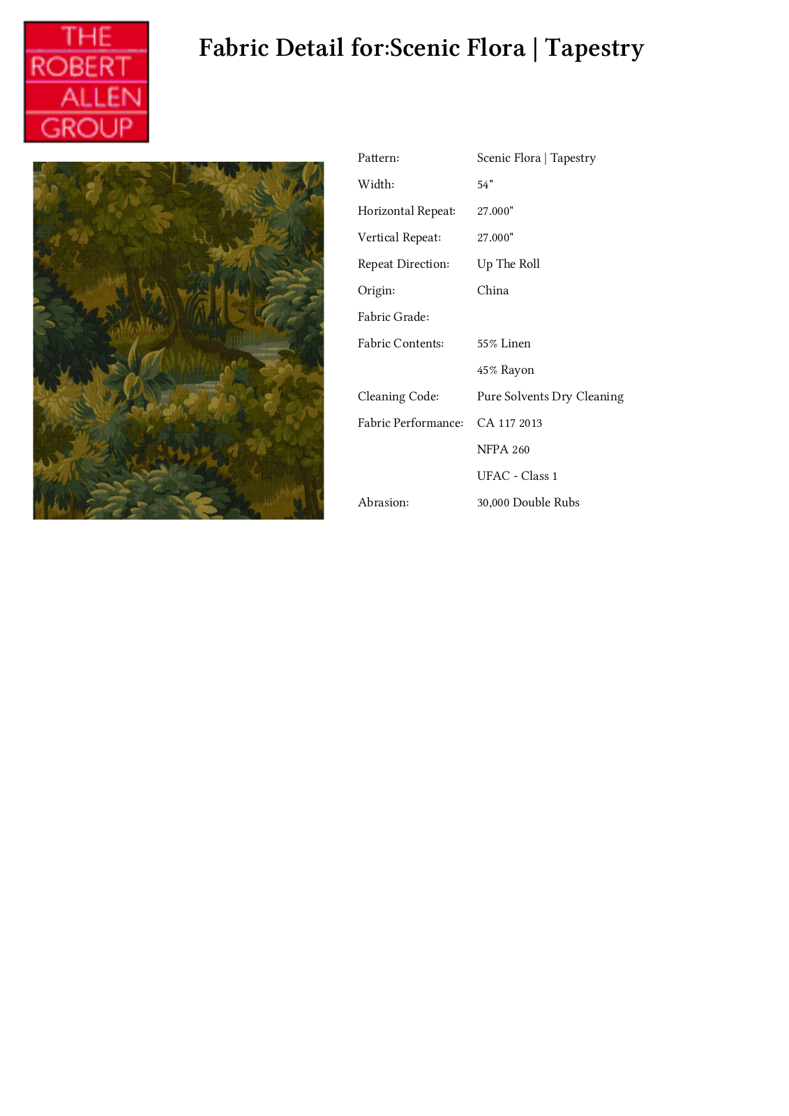 Robert Allen RALF2015 Specifications - ManualMachine.com