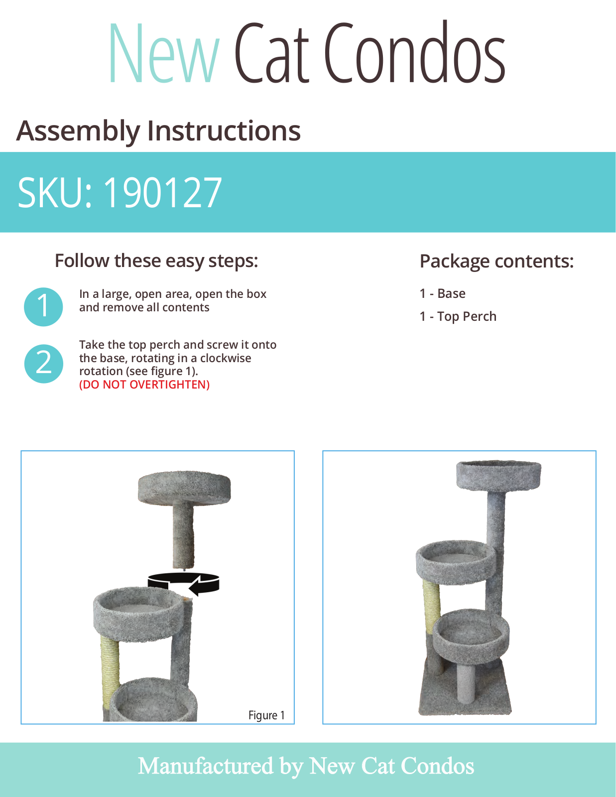 New Cat Condos NCQ1504 Installation & Assembly - ManualMachine.com