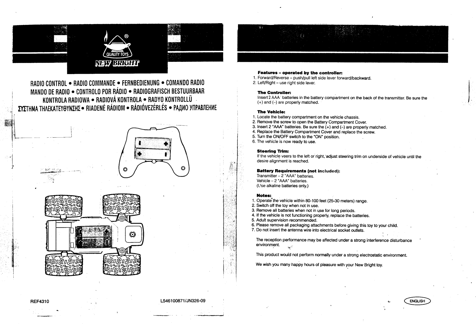 New Bright Co G41HH, G41H User Manual