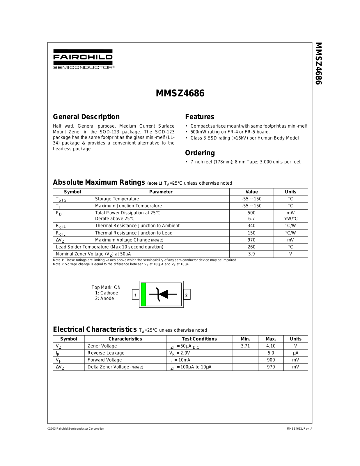 Fairchild MMSZ4686 service manual