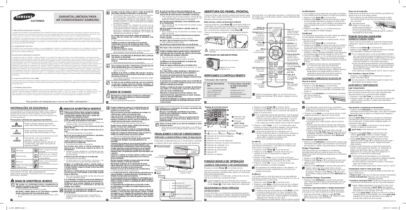 Samsung AQV12PSBT User Manual