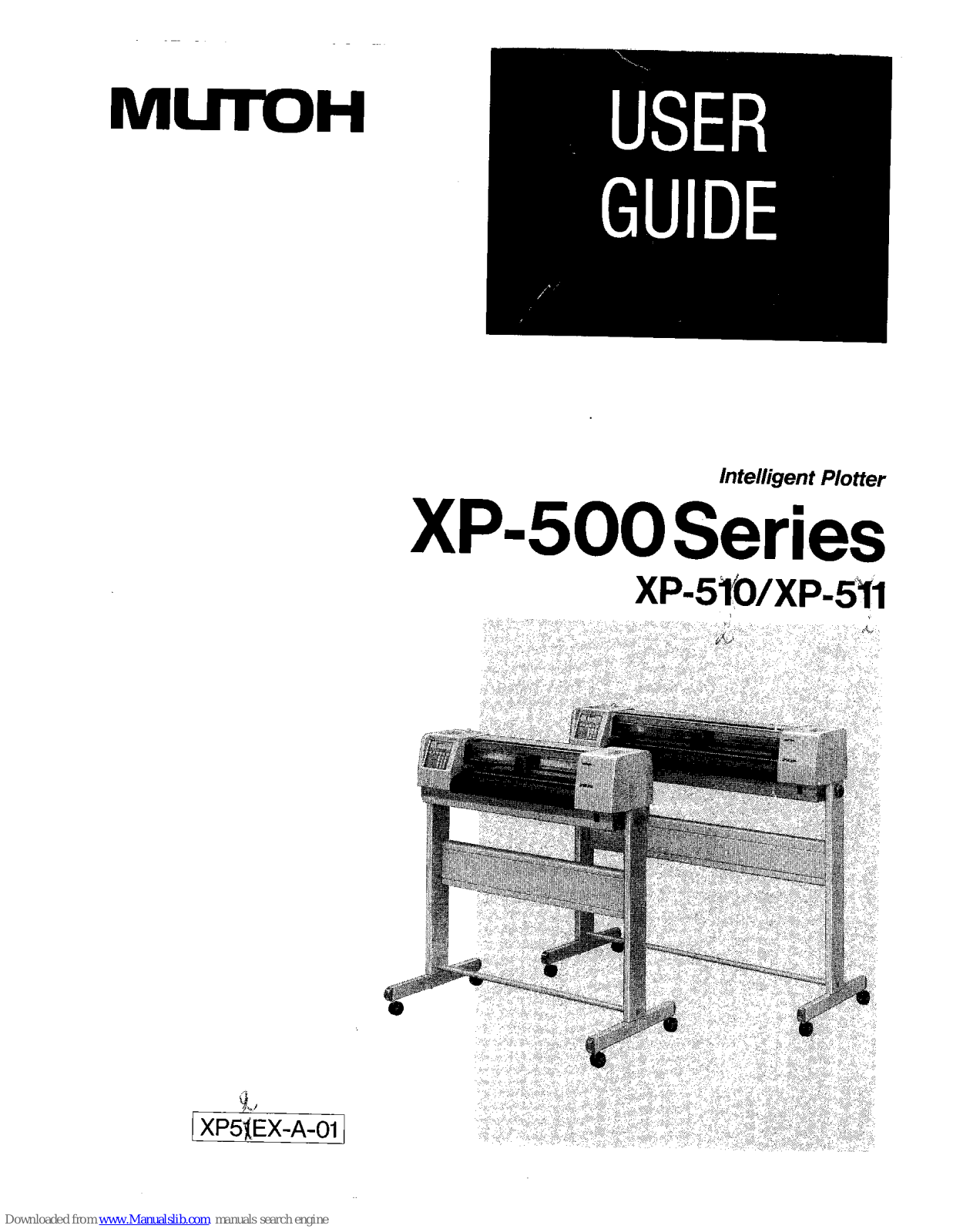 MUTOH XP-510, XP-511 User Manual