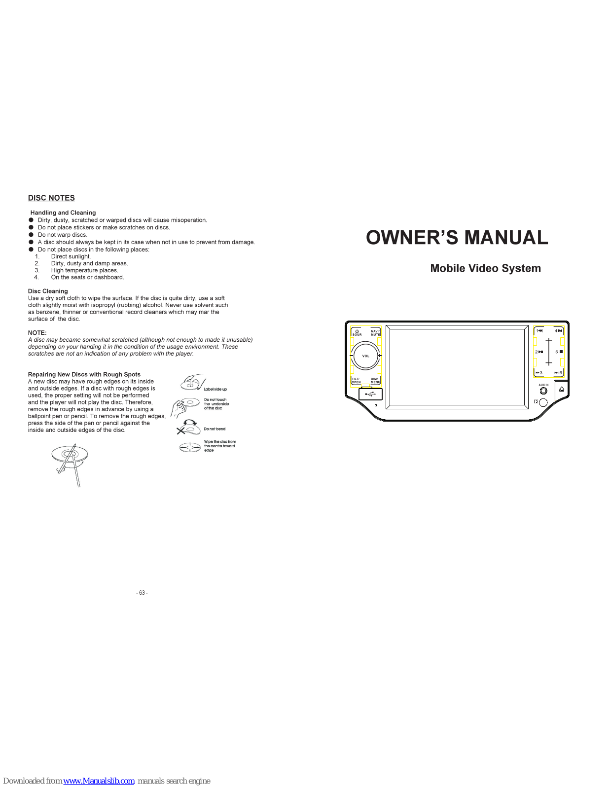 Farenheit PTID-5000 Owner's Manual