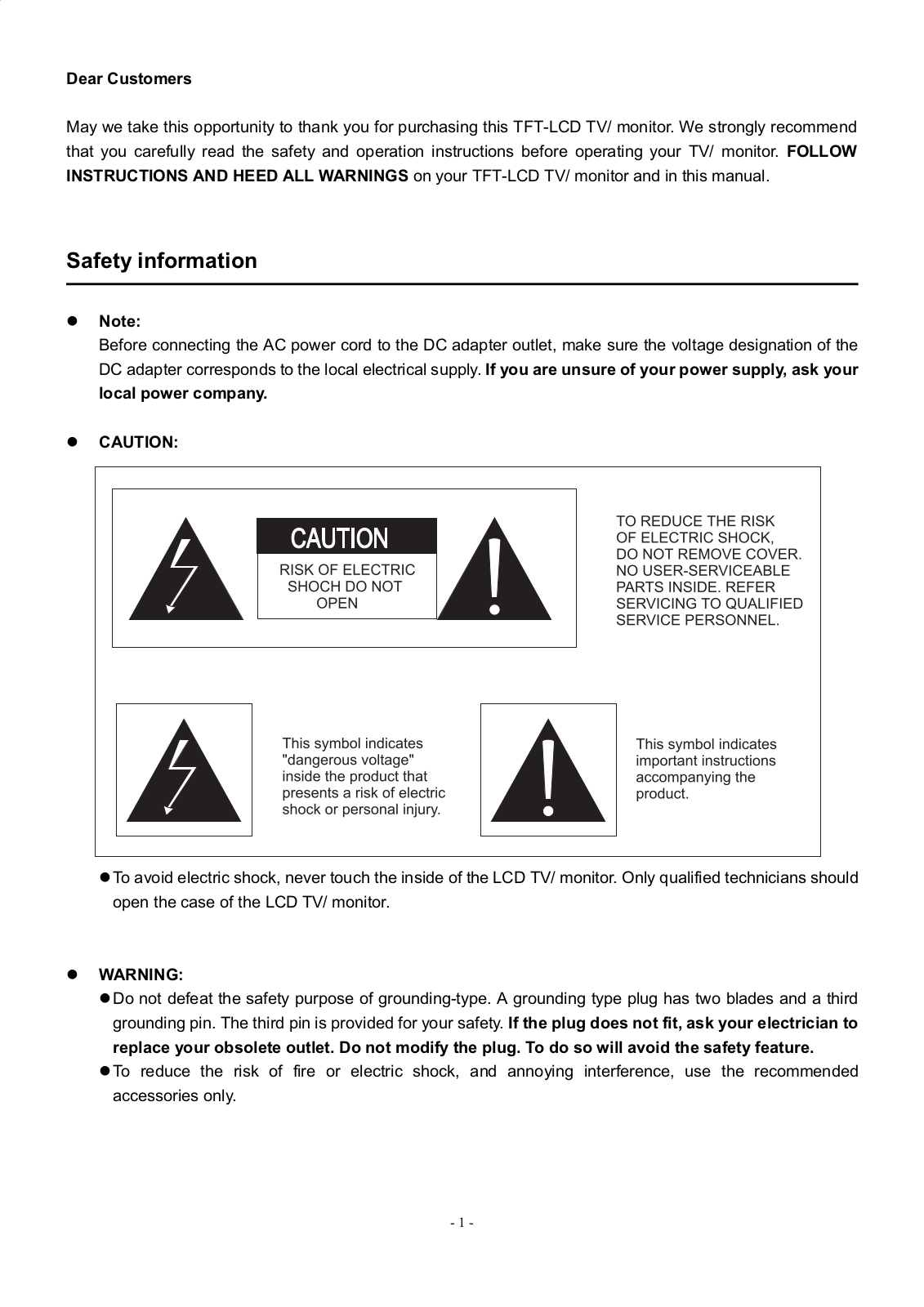 Denver DFT-1511 Instruction Manual