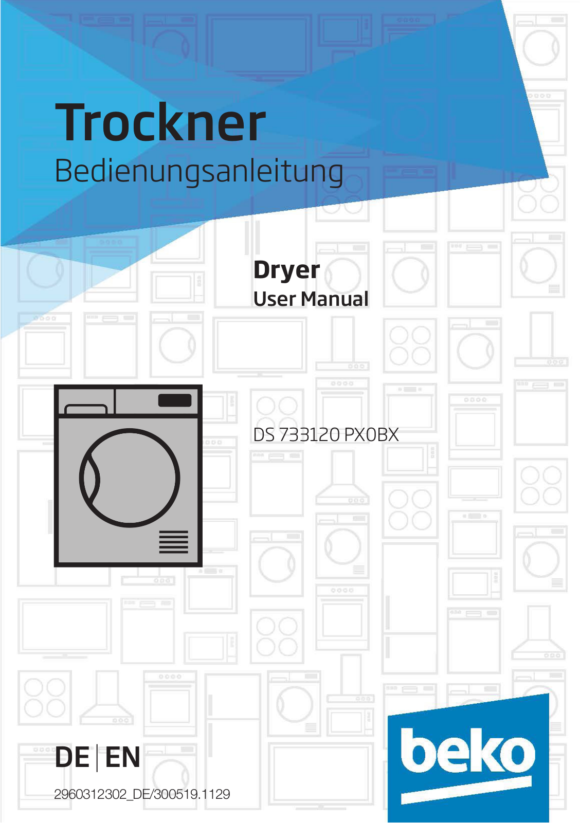 Beko DS 733120 PX0 BX User manual