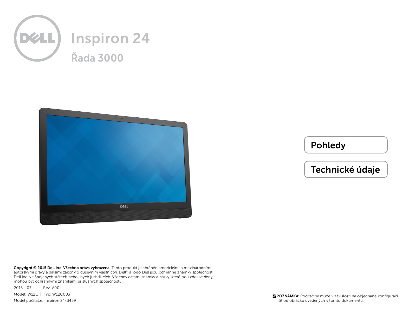 Dell Inspiron 3459 User Manual