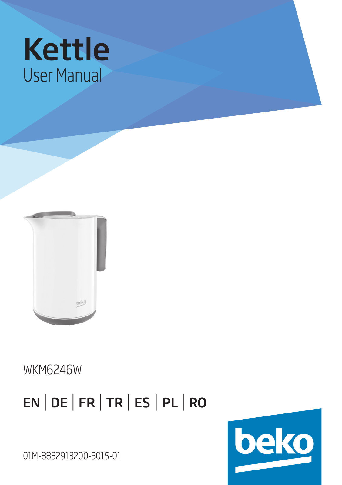 Beko WKM 6246 W User Manual