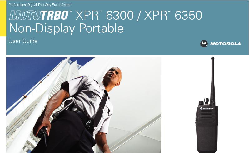 Motorola XPR 6350 User Manual