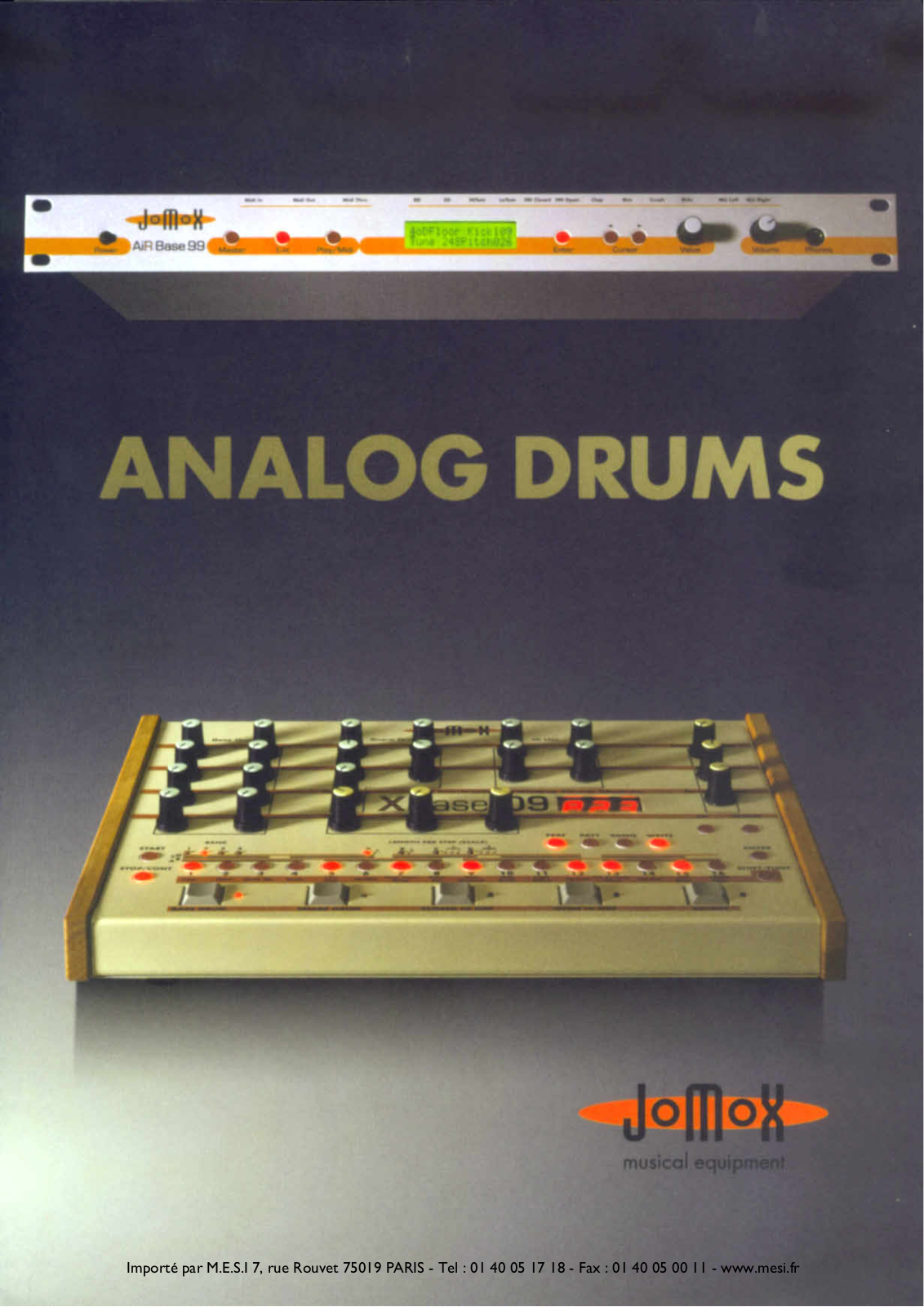 Jomox ANALOG DRUMS User Manual