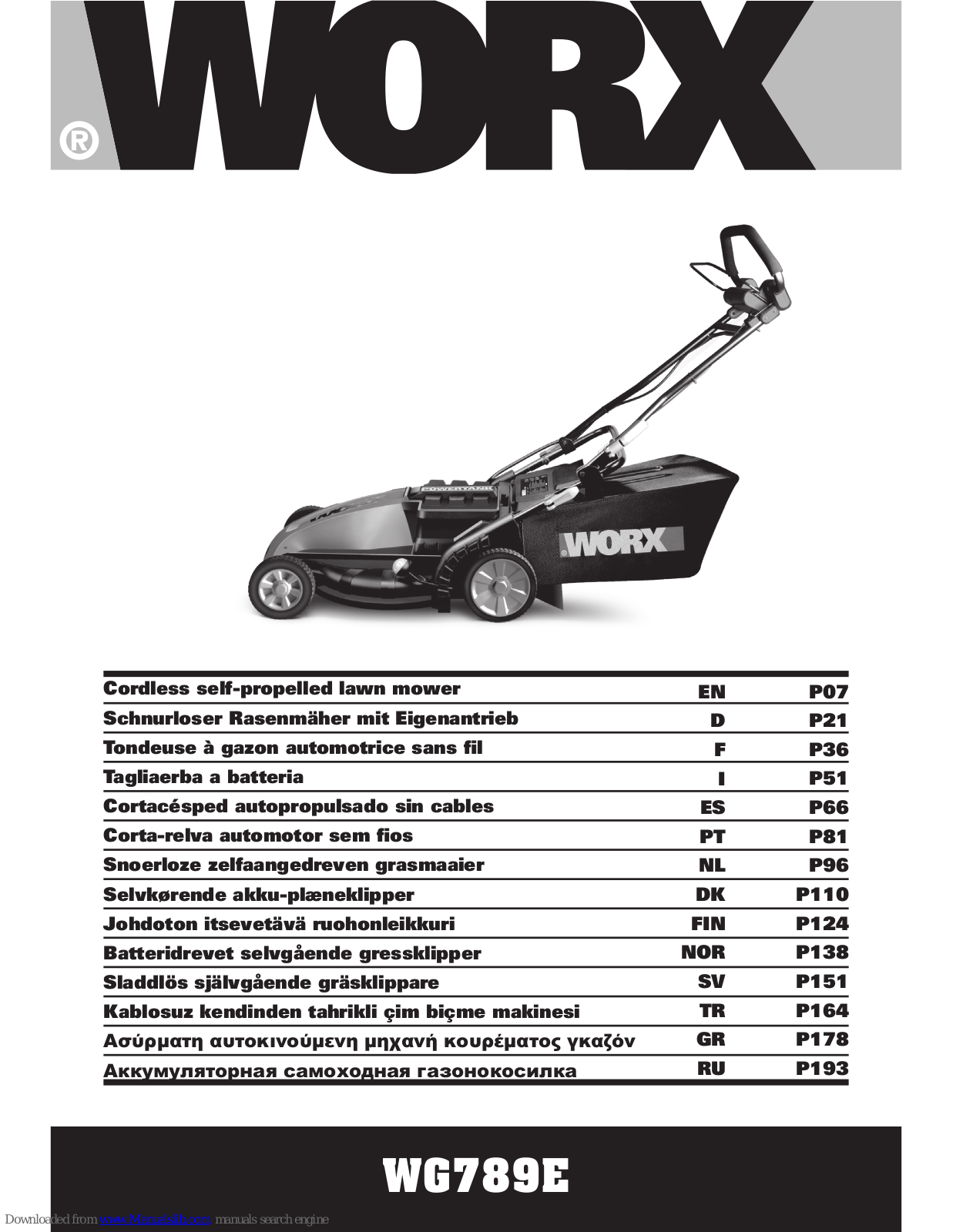 Worx WG789E User Manual - ManualMachine.com