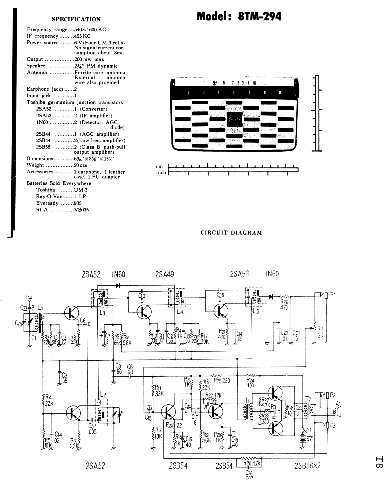 Toshiba 8TM294 Schematic - ManualMachine.com