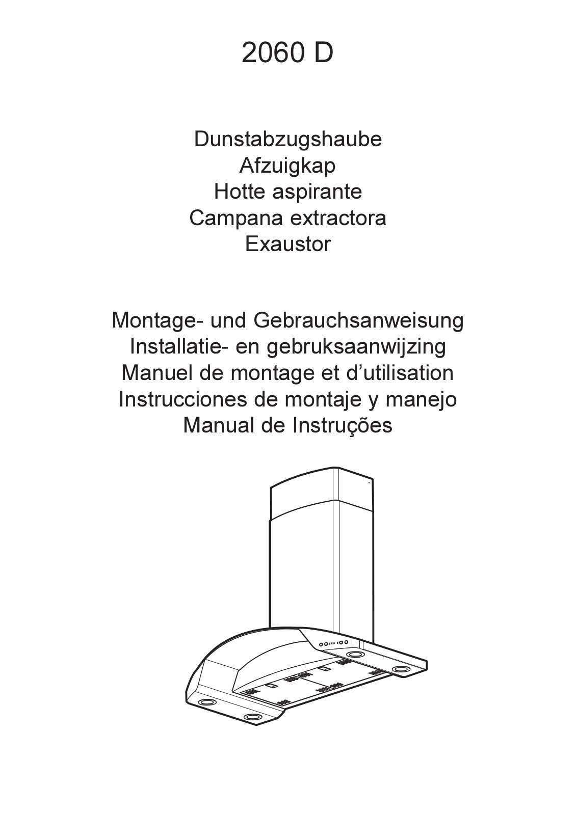 Aeg 2060D User Manual