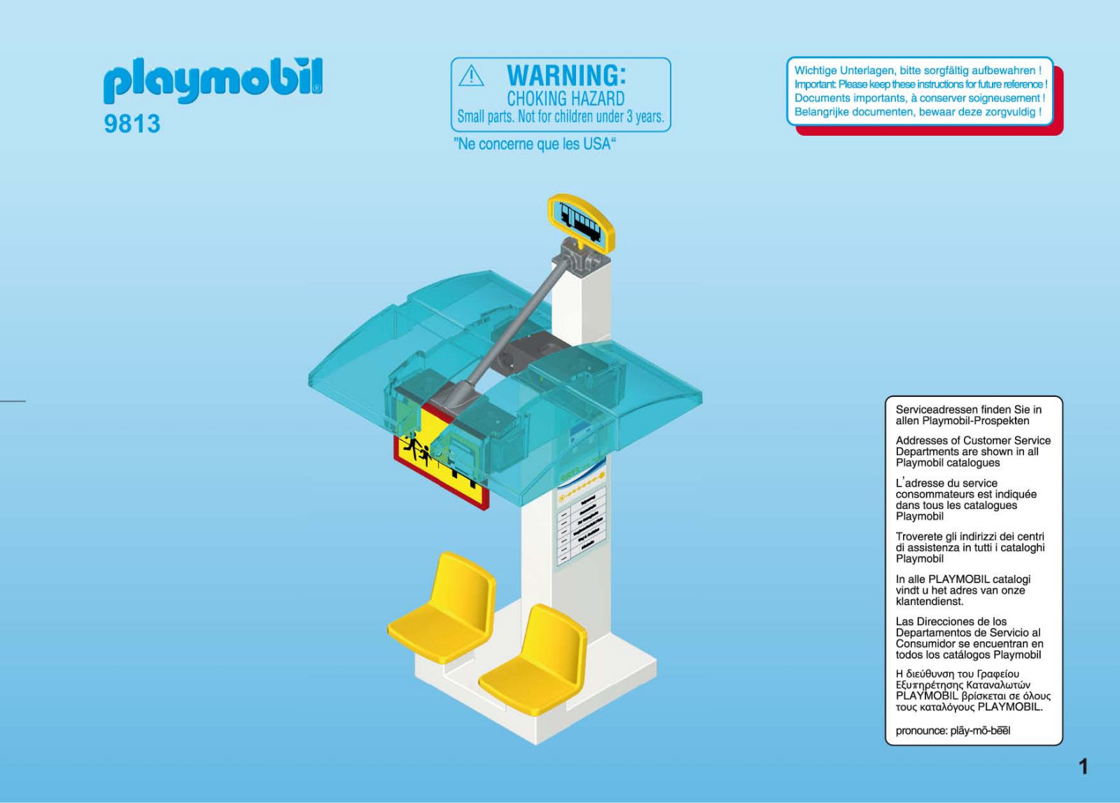 playmobil 9813 Instructions