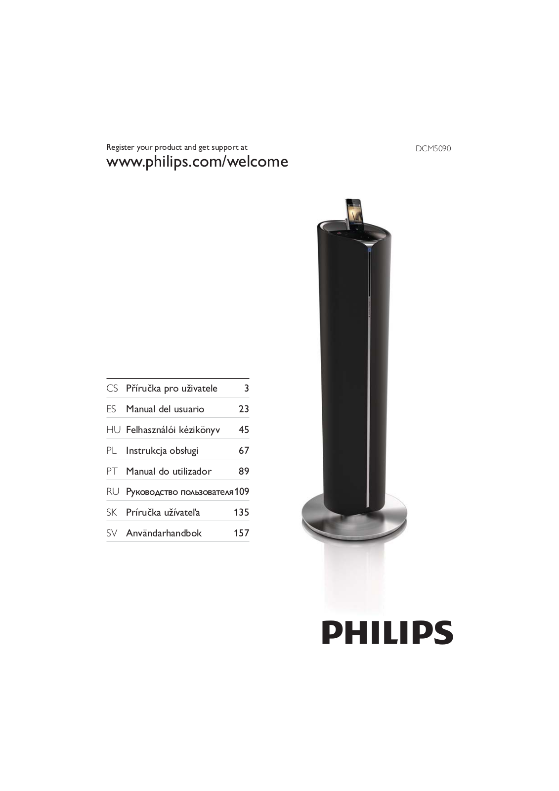 PHILIPS DCM5090 User Manual